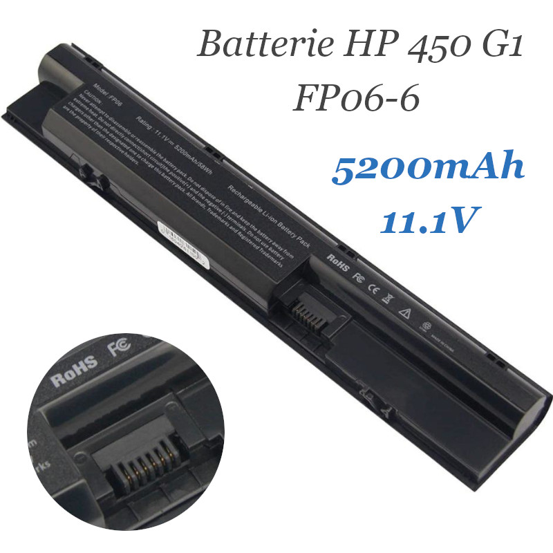 Batterie HP FP06-6 450G1 Li-ion 11.1V 5200mAh image #01