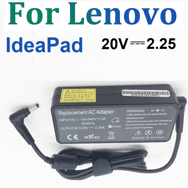 Chargeur Lenovo IdeaPad 20V 2.25A (4.0x1.7mm)