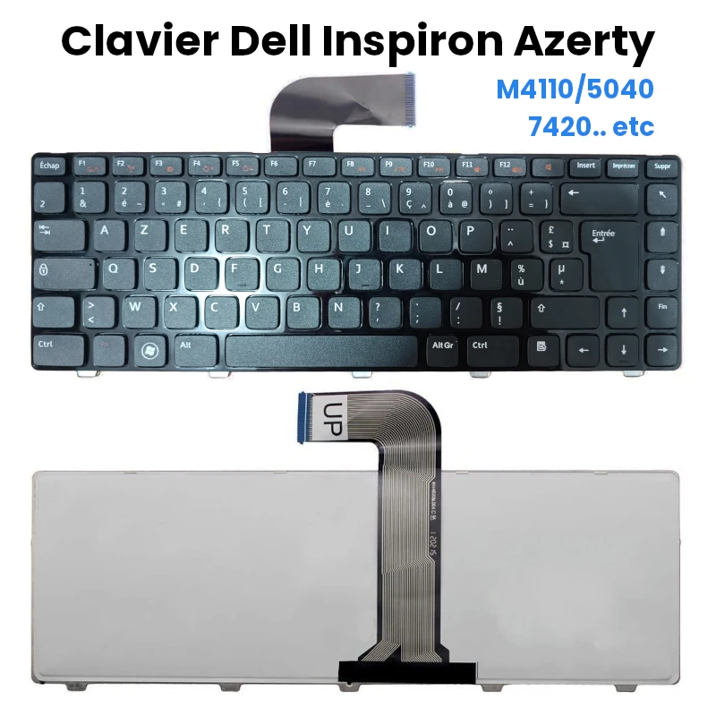 Clavier Dell Inspiron M4110 5040 14r 5420 7420 Azerty