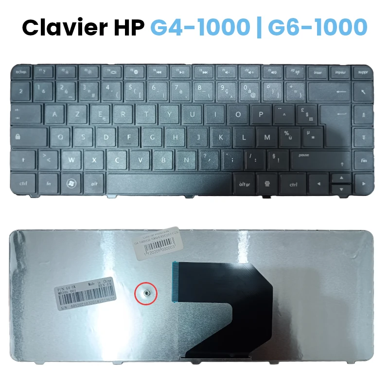 Clavier HP G4 1000 G6 1000 Azerty
