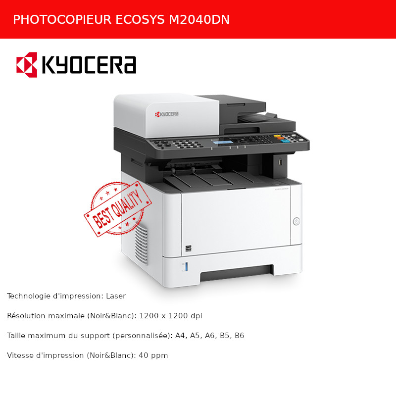 Kyocera ECOSYS M2040DN - Imprimante multifonctions A4 laser