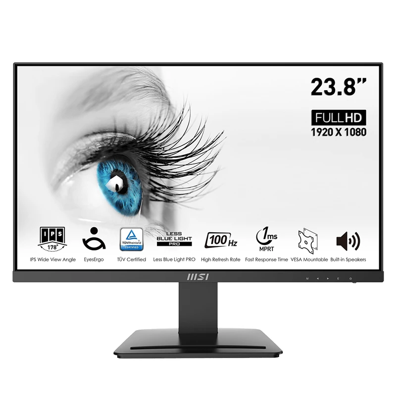 Ecran 23.8 MSI PRO MP243X IPS 100Hz 1ms image 01
