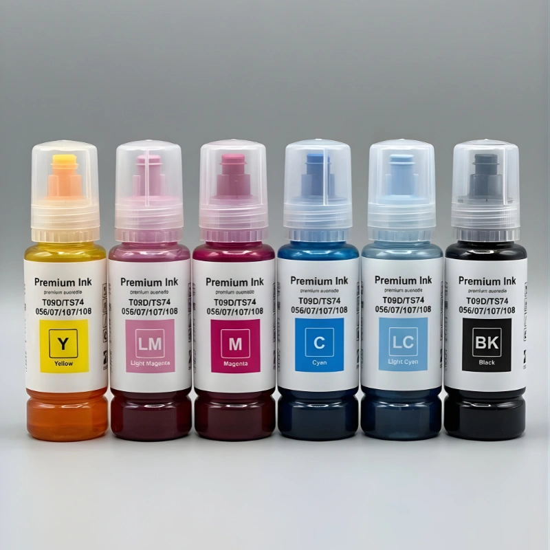 PACK BOUTEILLES D’ENCRE COMPATIBLES – SÉRIE 108 – 70 ml