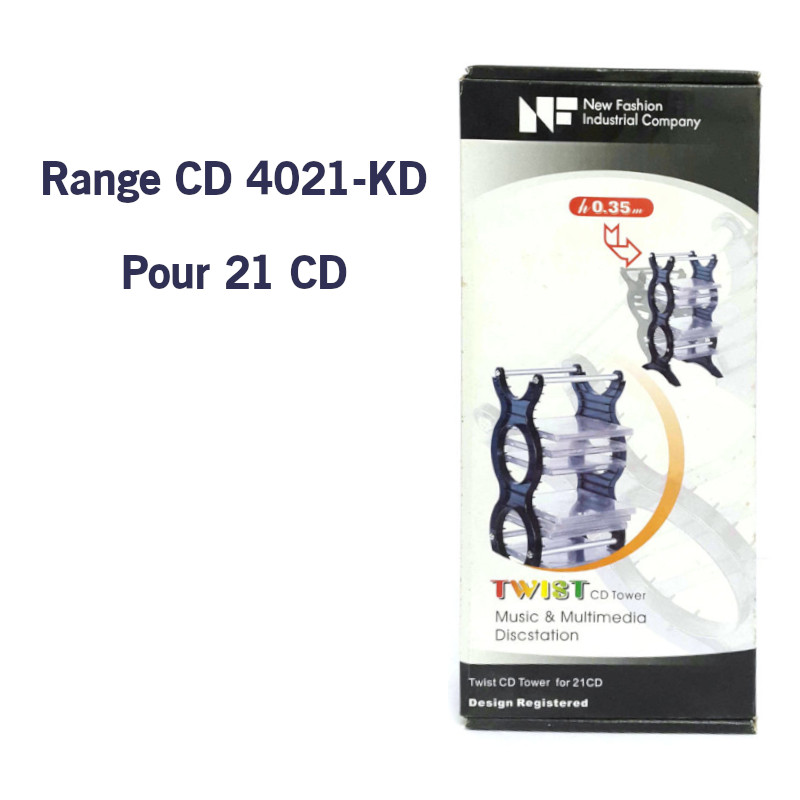 Range CD 4021-KD pour 21 CD New Fashion