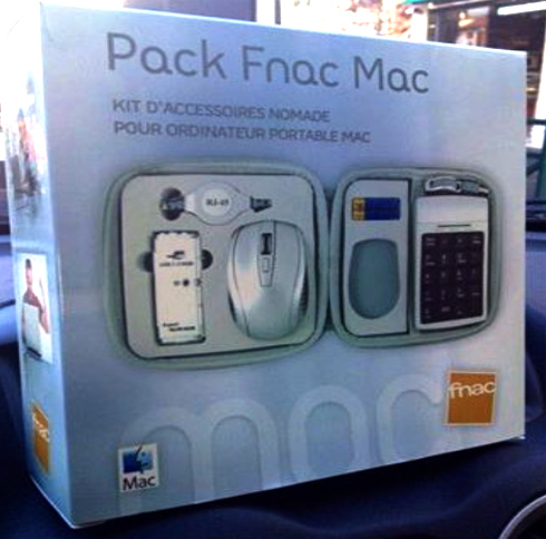 Pack Fnac Mac Souris sans fil/Pavé numérique/Hub USB/Câble réseau/Pochette