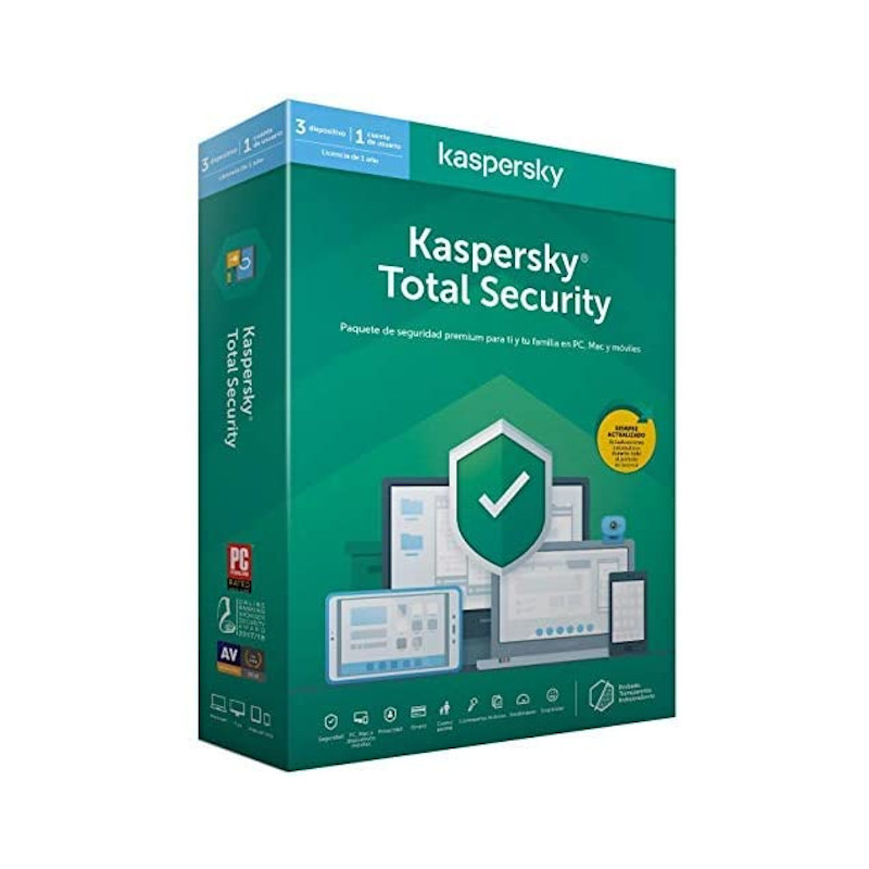 KASPERSKY TOTAL SECURITY 3 POSTES Antivirus